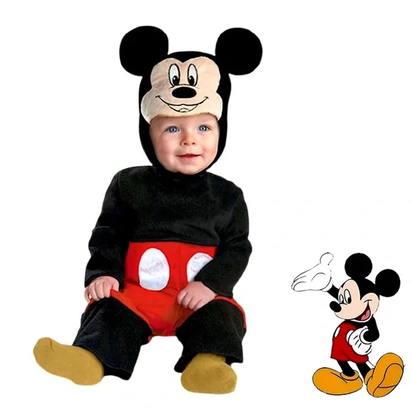 MICKEY MOUSE JUMPSUIT COSTUME NWT - Picture 7 of 16